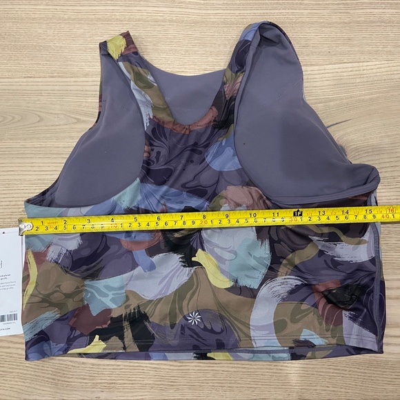 Athleta Conscious Crop A-C workout bra NWT Large - Picture 4 of 4